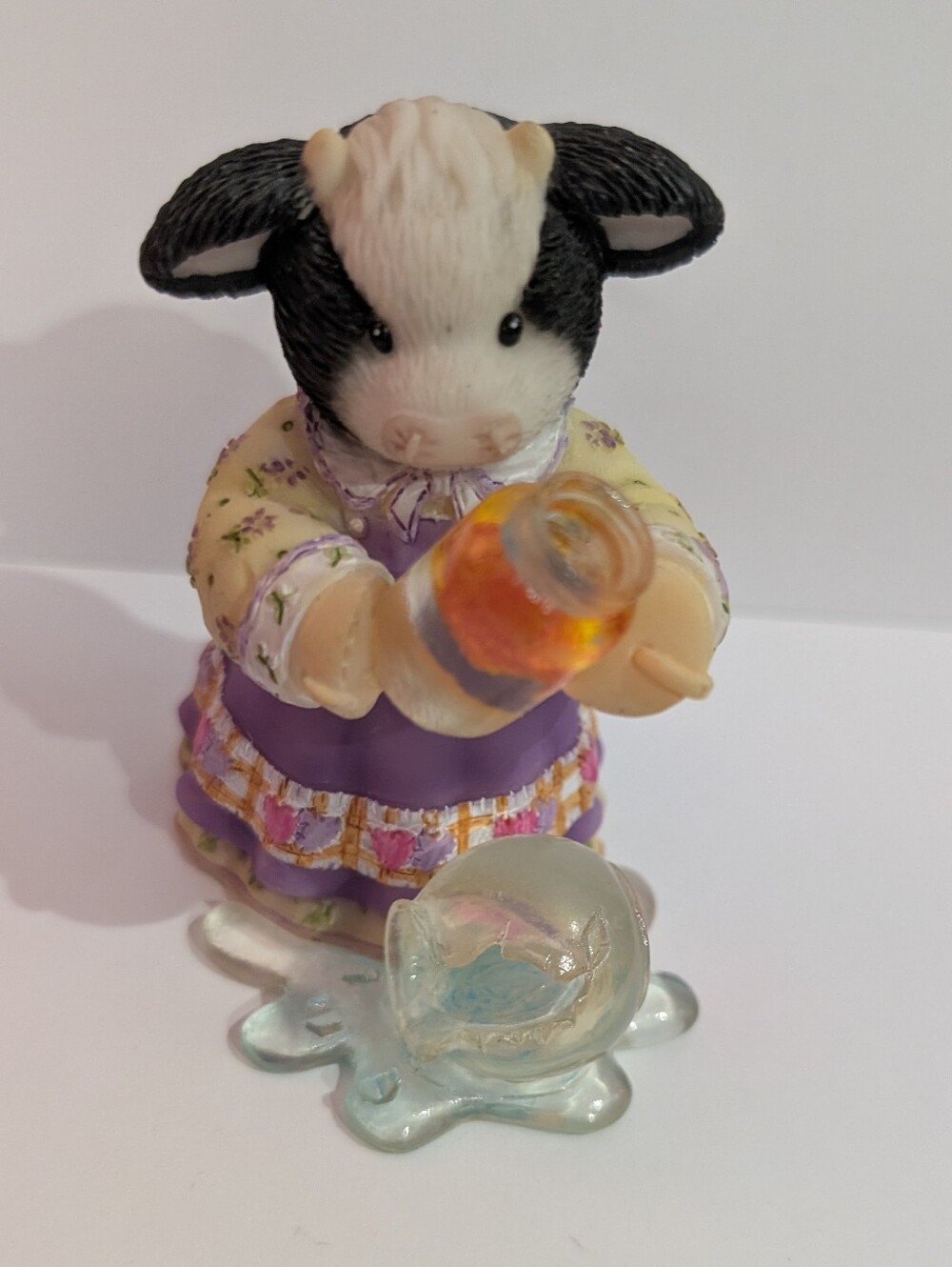 Marys Moo Moos "Friends Pick You Up When You Are Down " Cow Figure EUC *BIN